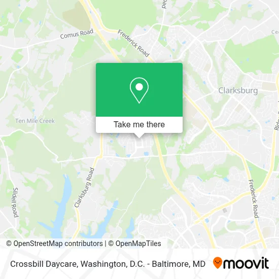 Crossbill Daycare map
