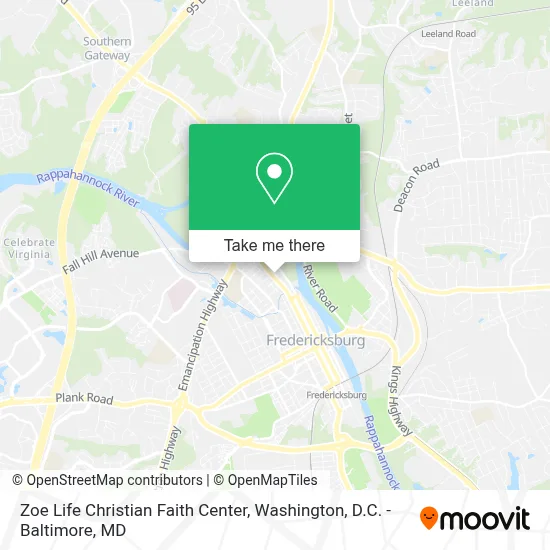 Zoe Life Christian Faith Center map