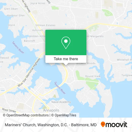 Mariners’ Church map