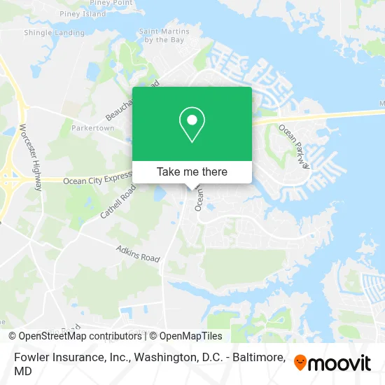 Fowler Insurance, Inc. map
