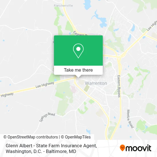 Glenn Albert - State Farm Insurance Agent map