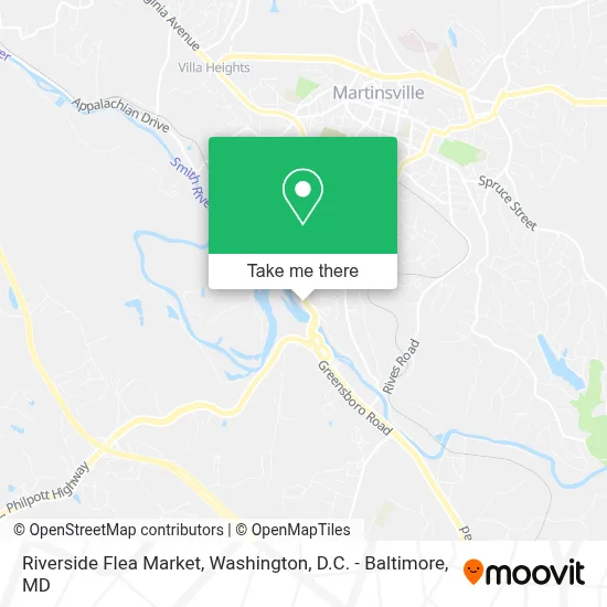 Riverside Flea Market map