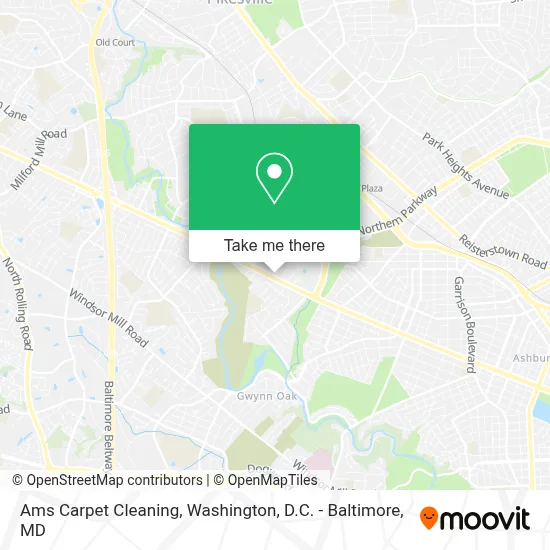 Ams Carpet Cleaning map