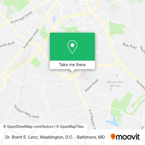 Dr. Brent E. Lenz map