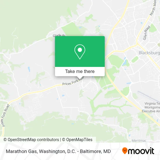 Marathon Gas map