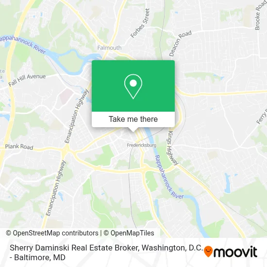 Sherry Daminski  Real Estate Broker map