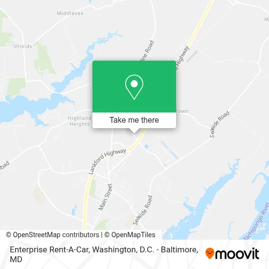 Enterprise Rent-A-Car map