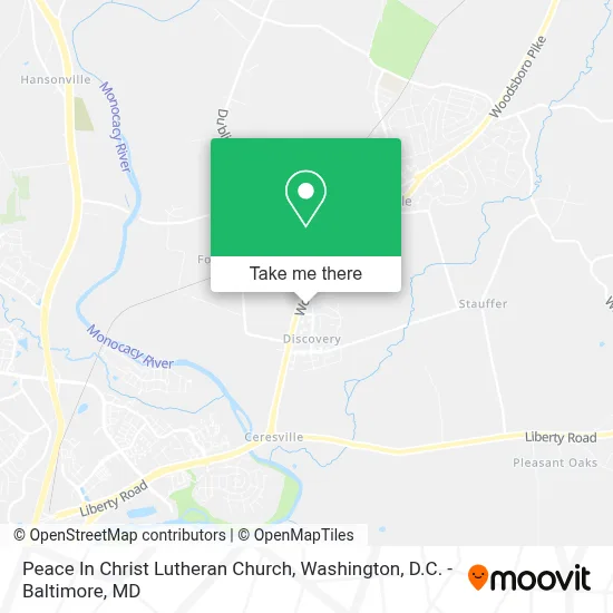 Peace In Christ Lutheran Church map