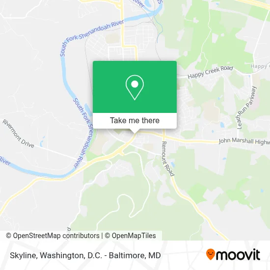 Skyline map