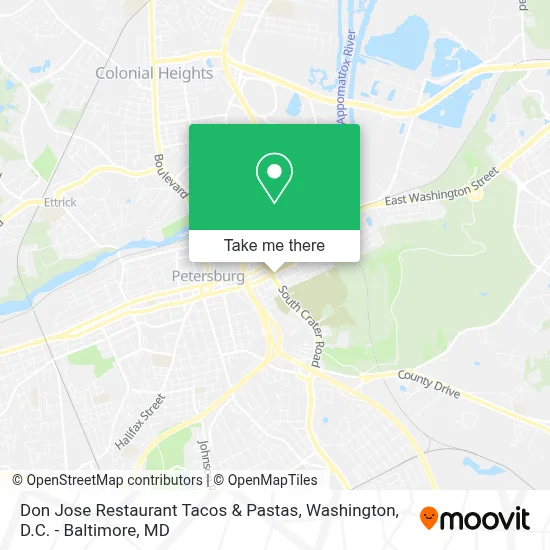 Don Jose Restaurant Tacos & Pastas map