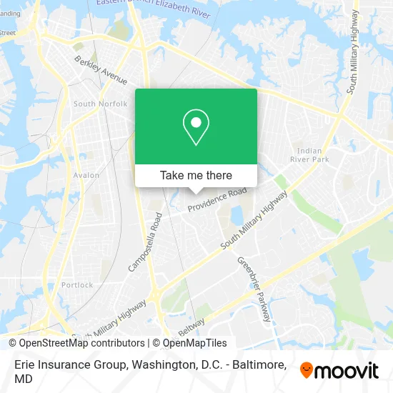 Erie Insurance Group map