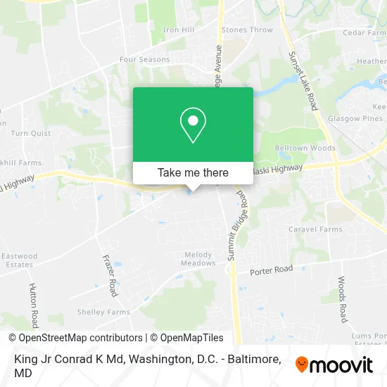 King Jr Conrad K Md map