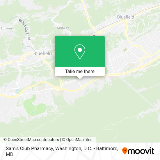 Sam's Club Pharmacy map