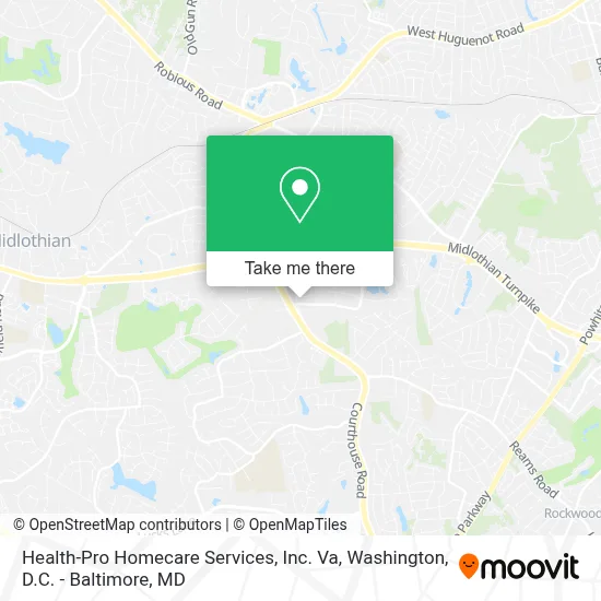Health-Pro Homecare Services, Inc. Va map