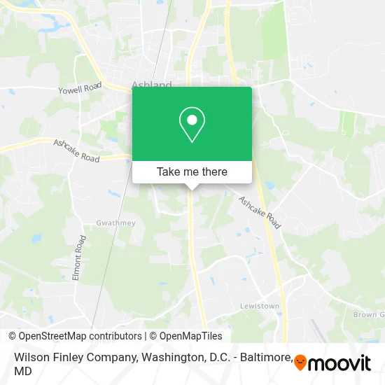 Wilson Finley Company map