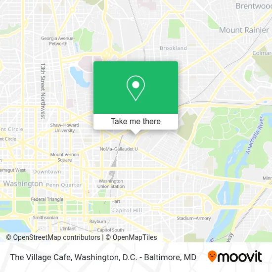 The Village Cafe map