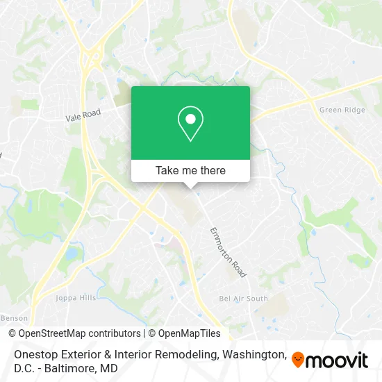 Onestop Exterior & Interior Remodeling map