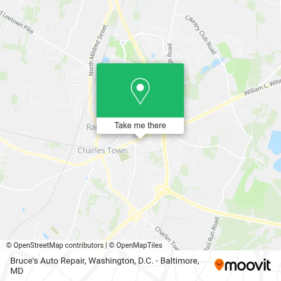 Bruce's Auto Repair map