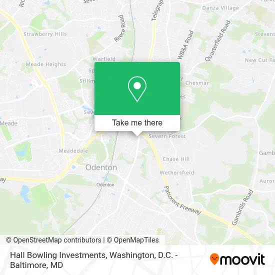 Hall Bowling Investments map