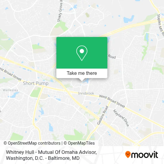 Whitney Hull - Mutual Of Omaha Advisor map