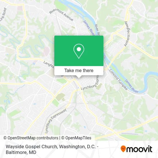 Wayside Gospel Church map