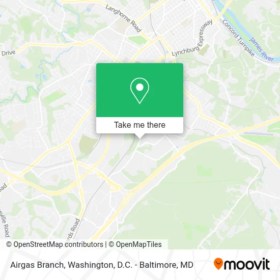 Airgas Branch map