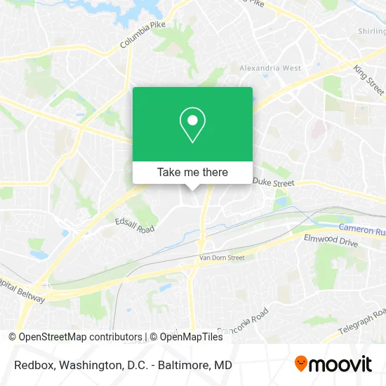 Redbox map