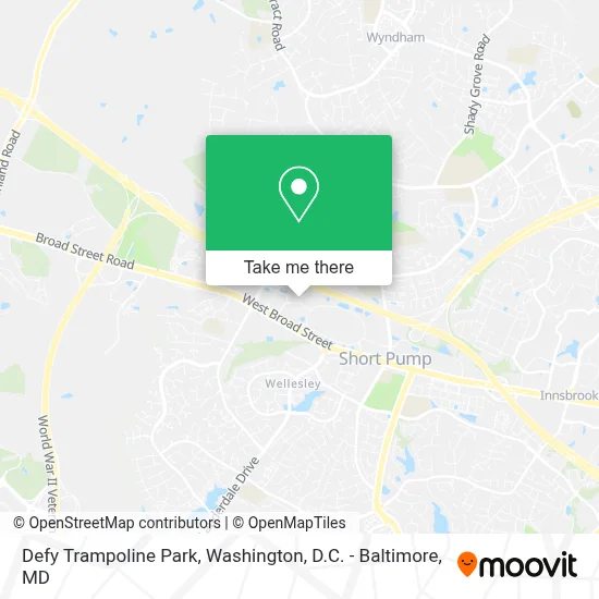 Defy Trampoline Park map