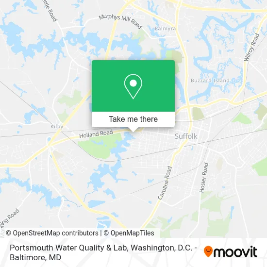 Portsmouth Water Quality & Lab map