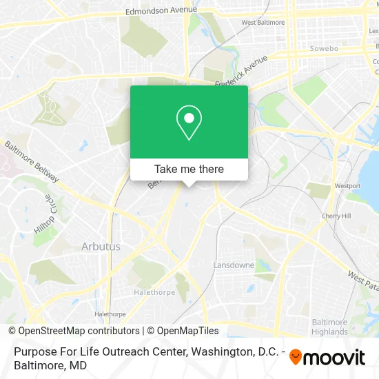 Purpose For Life Outreach Center map