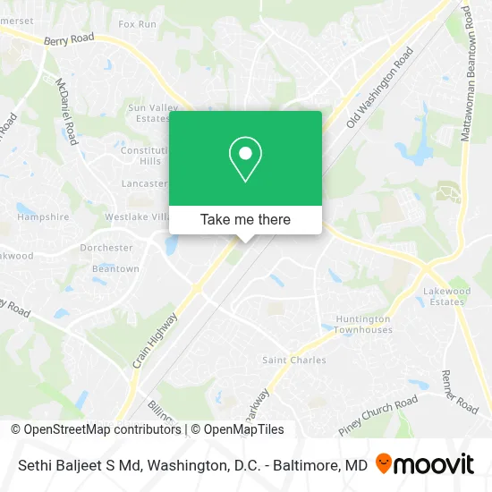Sethi Baljeet S Md map