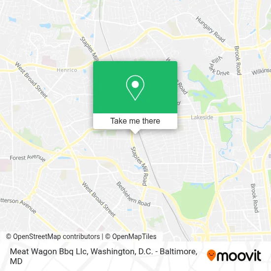 Meat Wagon Bbq Llc map