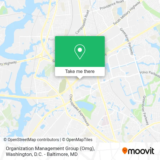 Organization Management Group (Omg) map