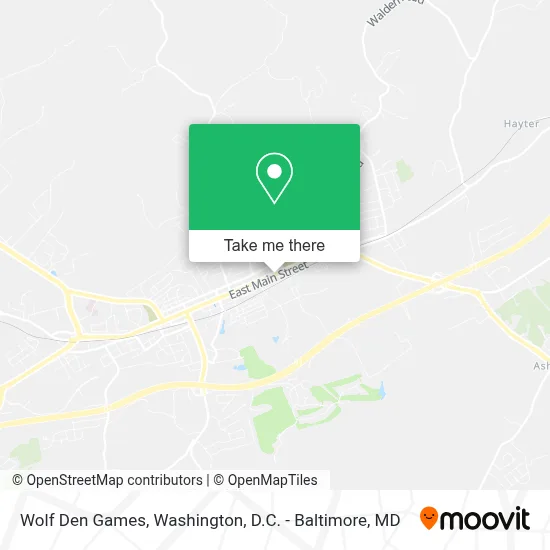 Wolf Den Games map