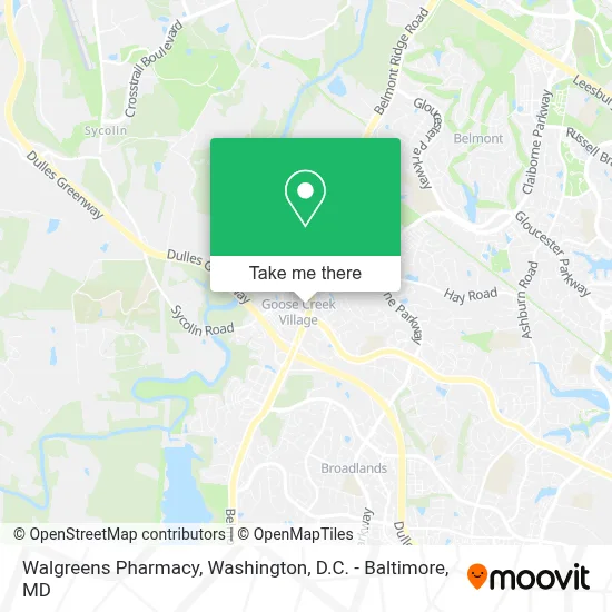 Walgreens Pharmacy map