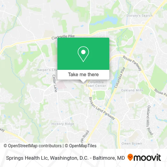 Springs Health Llc map