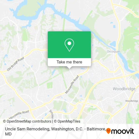 Uncle Sam Remodeling map