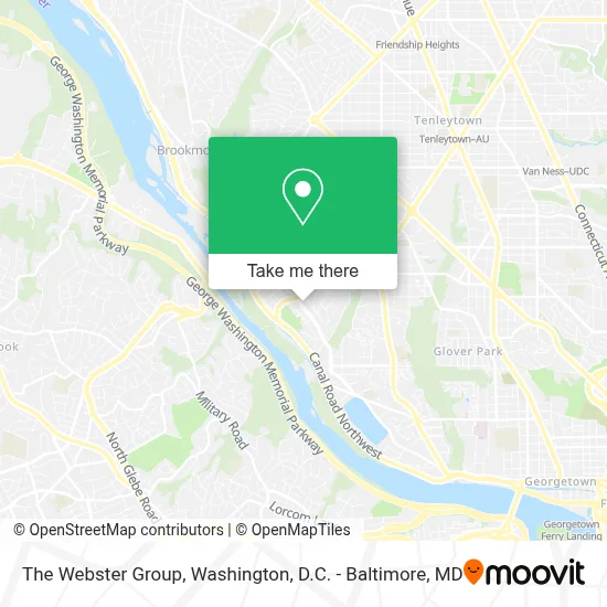 The Webster Group map