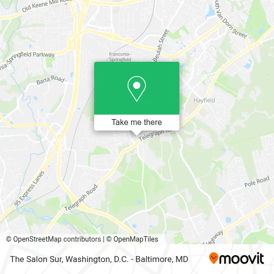 The Salon Sur map