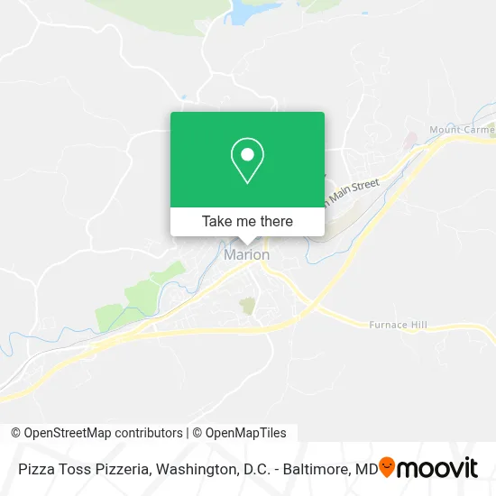 Pizza Toss Pizzeria map
