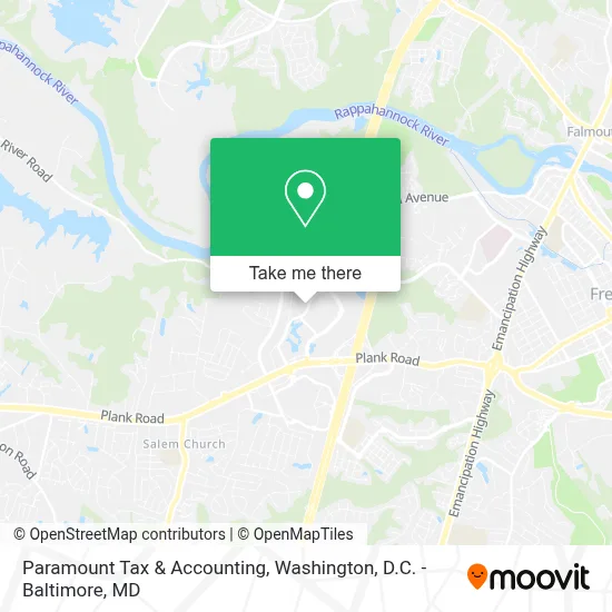 Paramount Tax & Accounting map