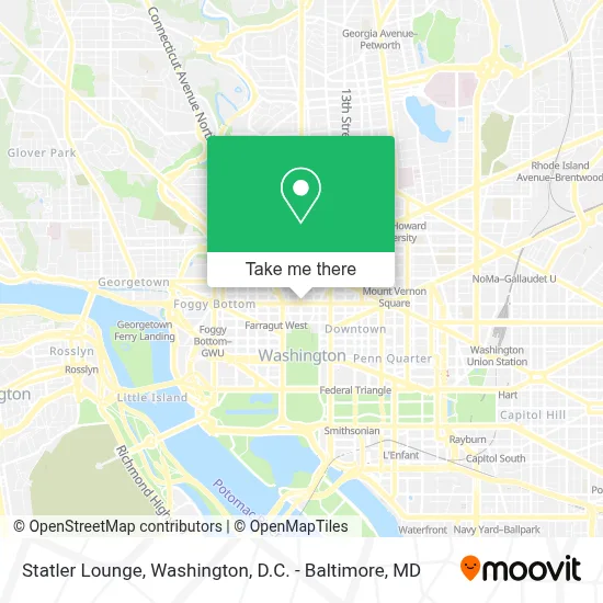 Statler Lounge map
