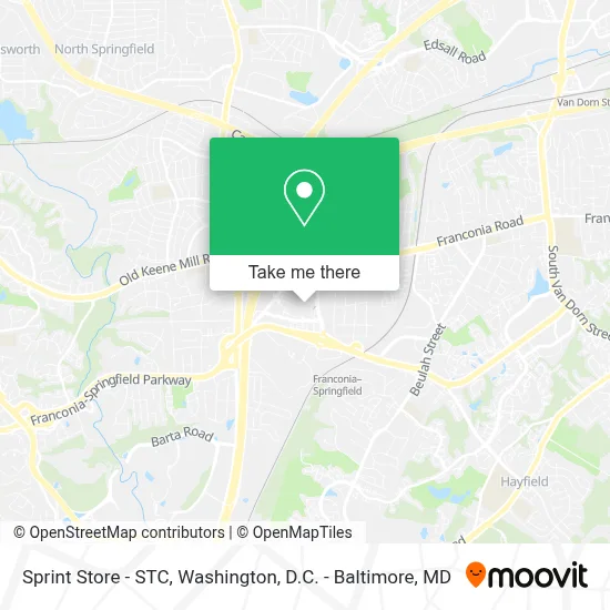 Sprint Store - STC map