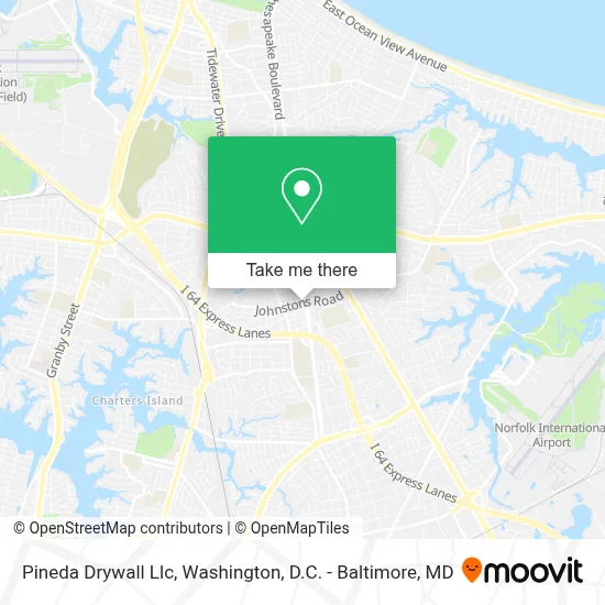 Pineda Drywall Llc map