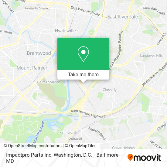 Impactpro Parts Inc map