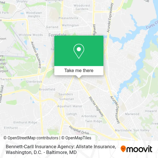 Bennett-Carll Insurance Agency: Allstate Insurance map
