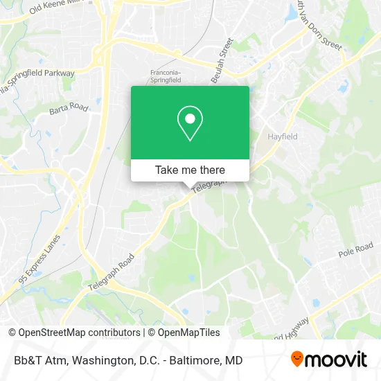 Bb&T Atm map