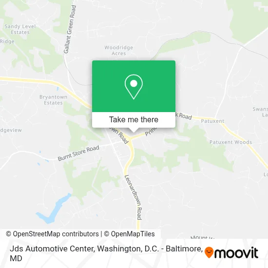 Jds Automotive Center map