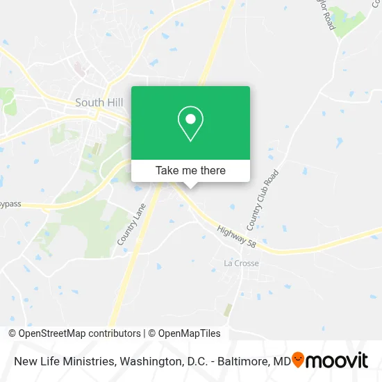 New Life Ministries map