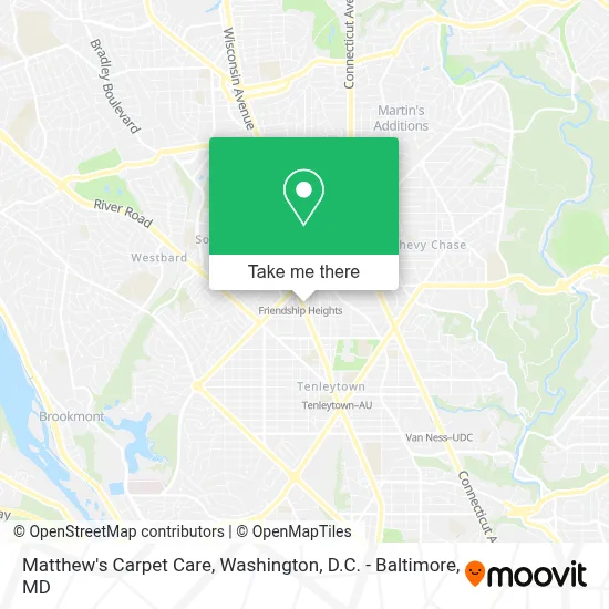 Matthew's Carpet Care map